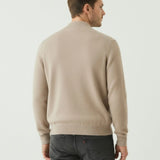 Back view of Fernache Cashmere Jacket Zip