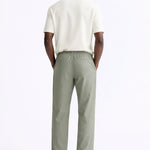 Close-up detail of Linen Pantalon Pants