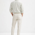 Front view of Linen Pantalon Pants, alternate view