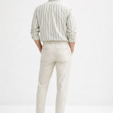 Front view of Linen Pantalon Pants, alternate view