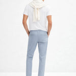 Front view of Linen Pantalon Pants, full view