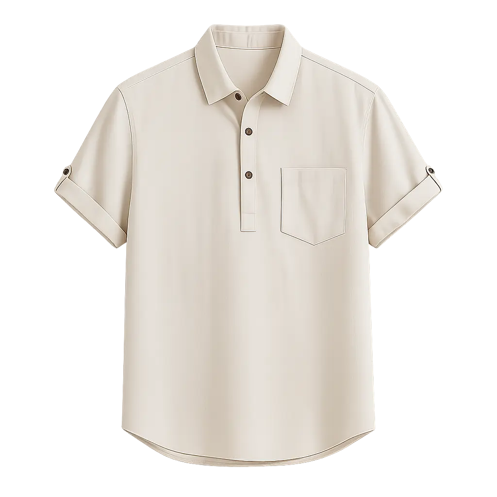 Front view of Linen Polo