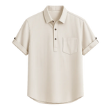Front view of Linen Polo