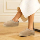Fiona Cozy Suede Slipper shown in a lifestyle setting