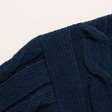 Close-up detail of Fjord Polo Sweater, construction detail