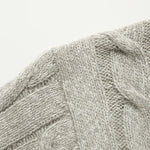 Close-up detail of Fjord Polo Sweater, fabric detail