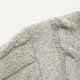 Close-up detail of Fjord Polo Sweater, fabric detail