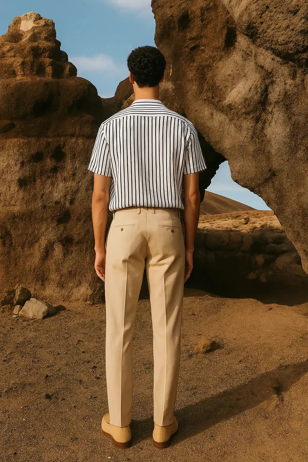 Back view of Franklin Pants, alternate view