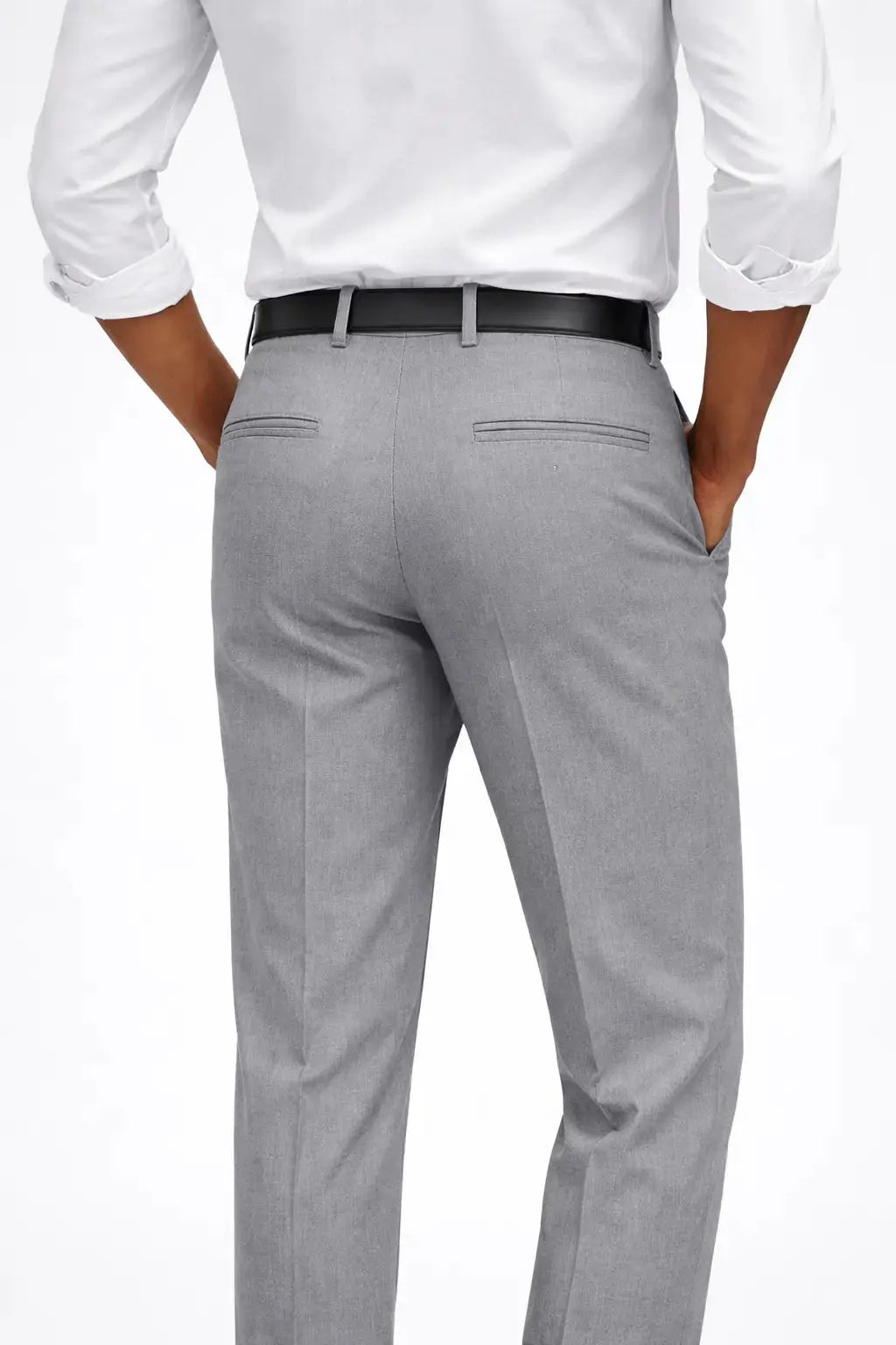 Close-up detail of Franklin Pants, fabric detail
