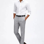 Franklin Pants shown in a lifestyle setting, alternate view