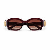 Front view of Golden Fade Sunglasses, full view