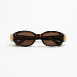 Front view of Golden Fade Sunglasses