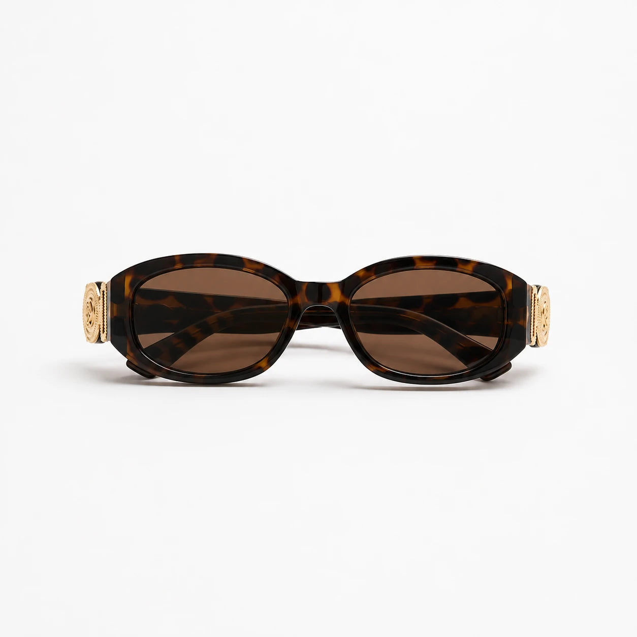Front view of Golden Fade Sunglasses