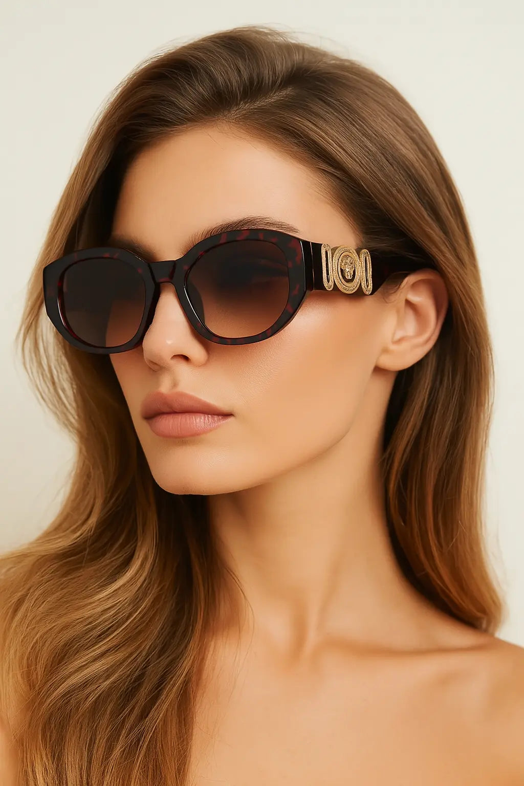 Golden Fade Sunglasses shown in a lifestyle setting, alternate view
