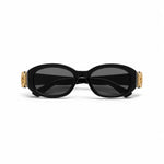 Golden Fade Sunglasses shown in a lifestyle setting, cropped view