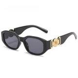 Three-quarter view of Golden Fade Sunglasses, opposite angle