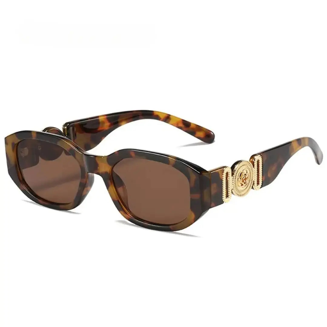 Three-quarter view of Golden Fade Sunglasses