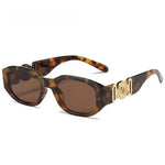 Three-quarter view of Golden Fade Sunglasses