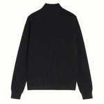 Back view of Cardigan Half-zip Sweater, alternate view