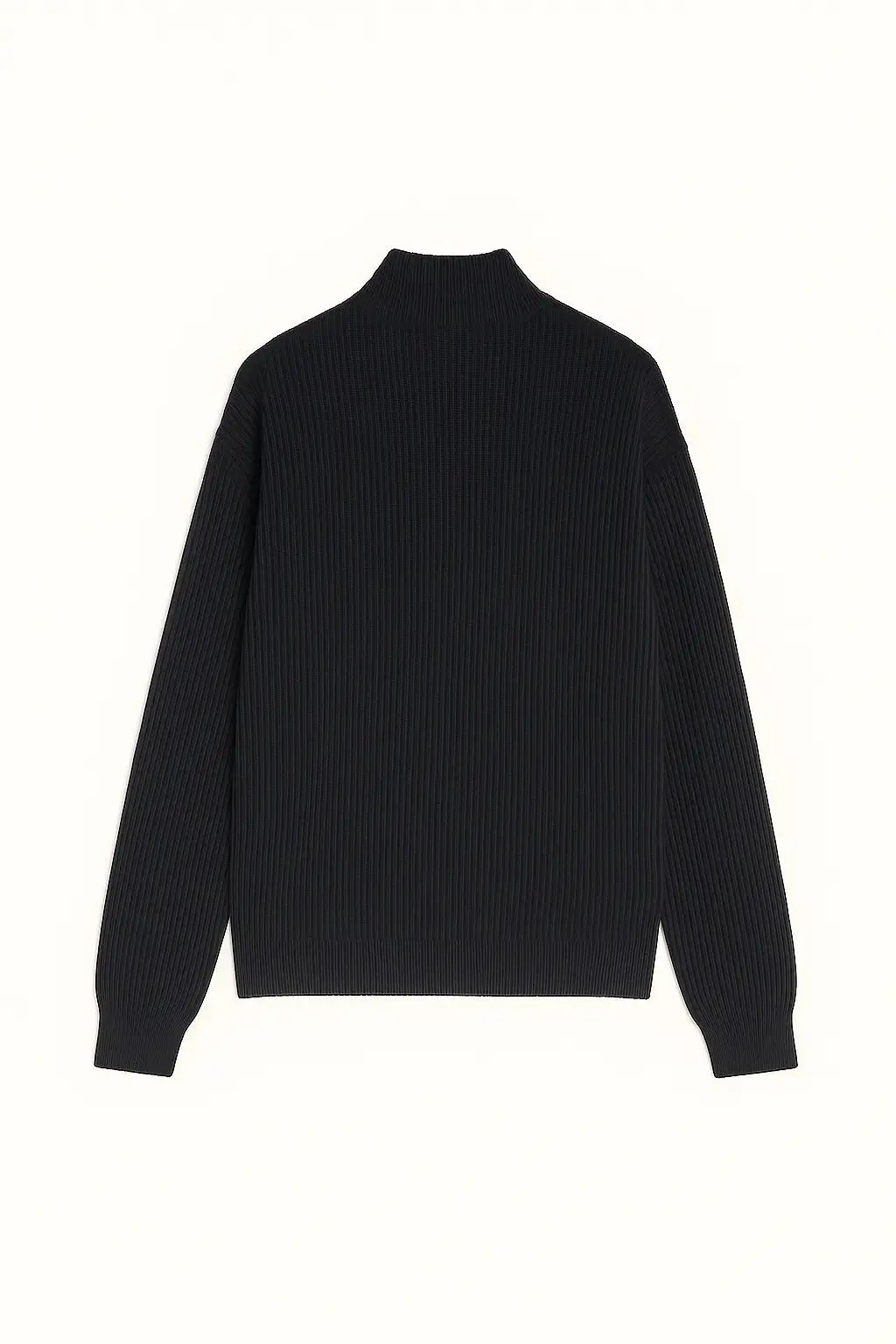 Back view of Cardigan Half-zip Sweater, alternate view
