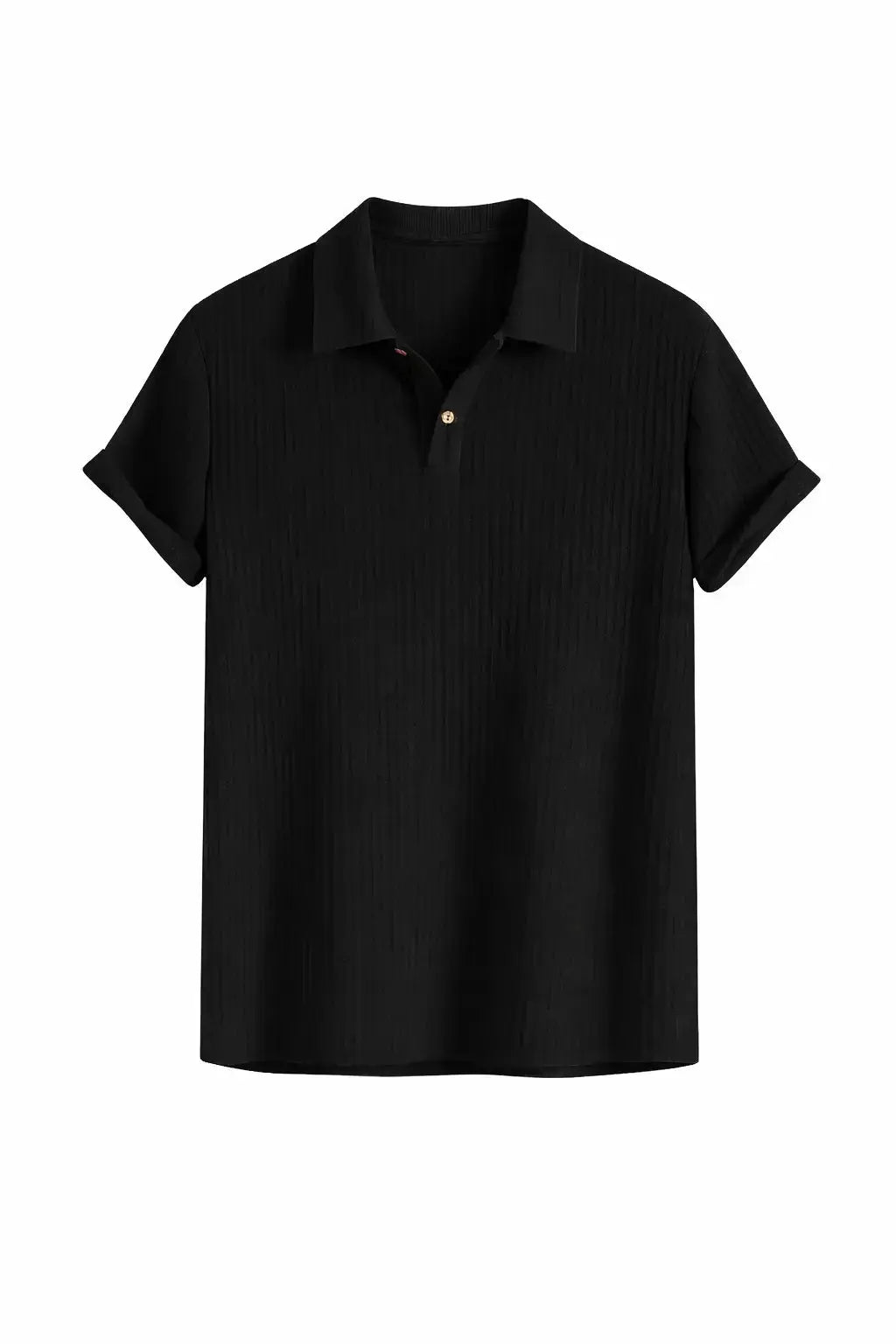 Front view of Black Hampton Breeze Polo
