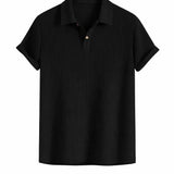 Front view of Black Hampton Breeze Polo