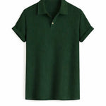 Front view of Dark Green Hampton Breeze Polo