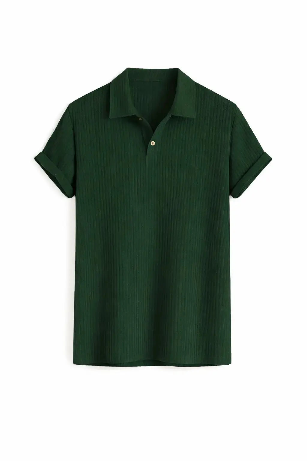 Front view of Dark Green Hampton Breeze Polo