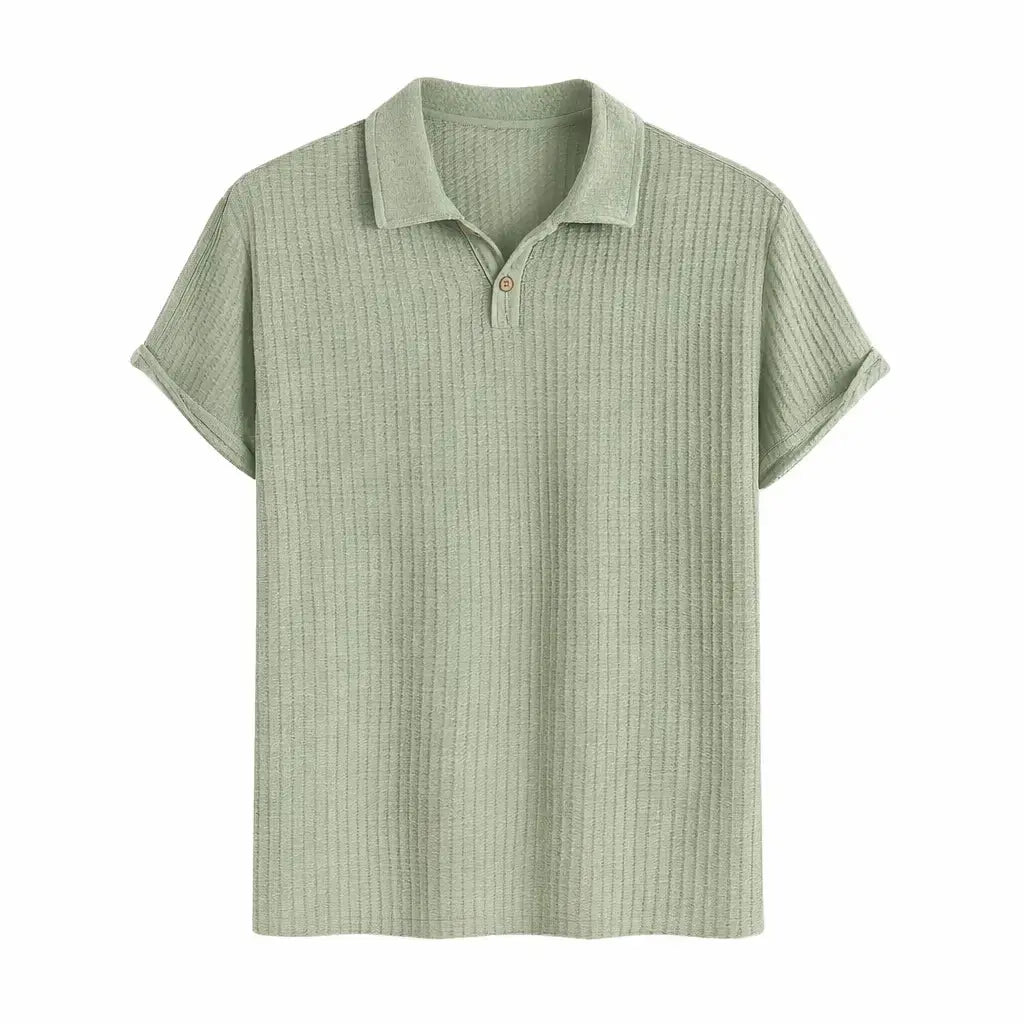 Front view of Light Green Hampton Breeze Polo
