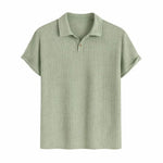 Front view of Light Green Hampton Breeze Polo