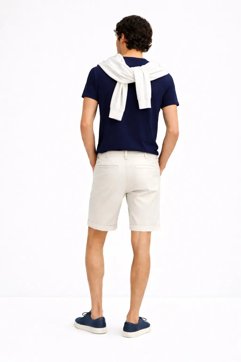 Back view of Harbor Chino Shorts, alternate view