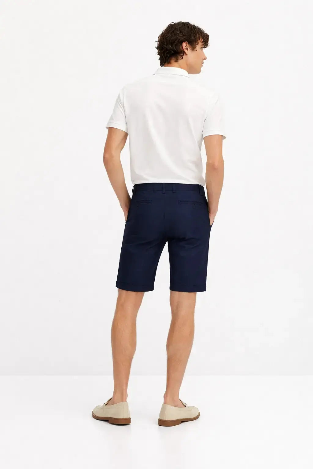 Back view of Harbor Chino Shorts, full view