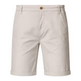 Front view of Beige Harbor Chino Shorts