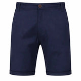 Front view of Navy Blue Harbor Chino Shorts