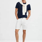 Harbor Chino Shorts shown in a lifestyle setting, alternate view