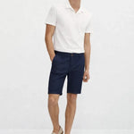 Harbor Chino Shorts shown in a lifestyle setting, full length view