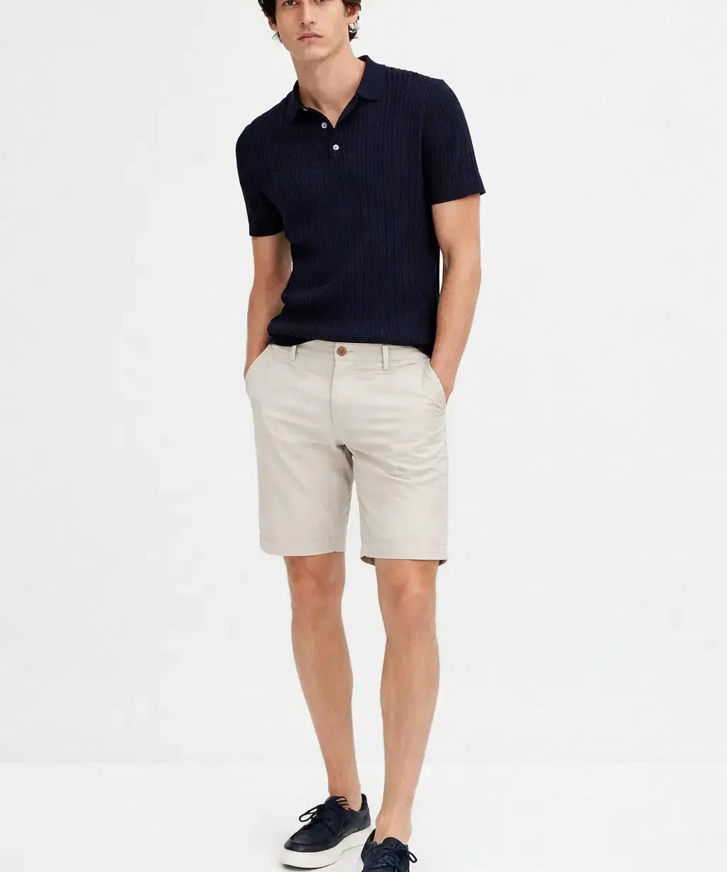Harbor Chino Shorts shown in a lifestyle setting