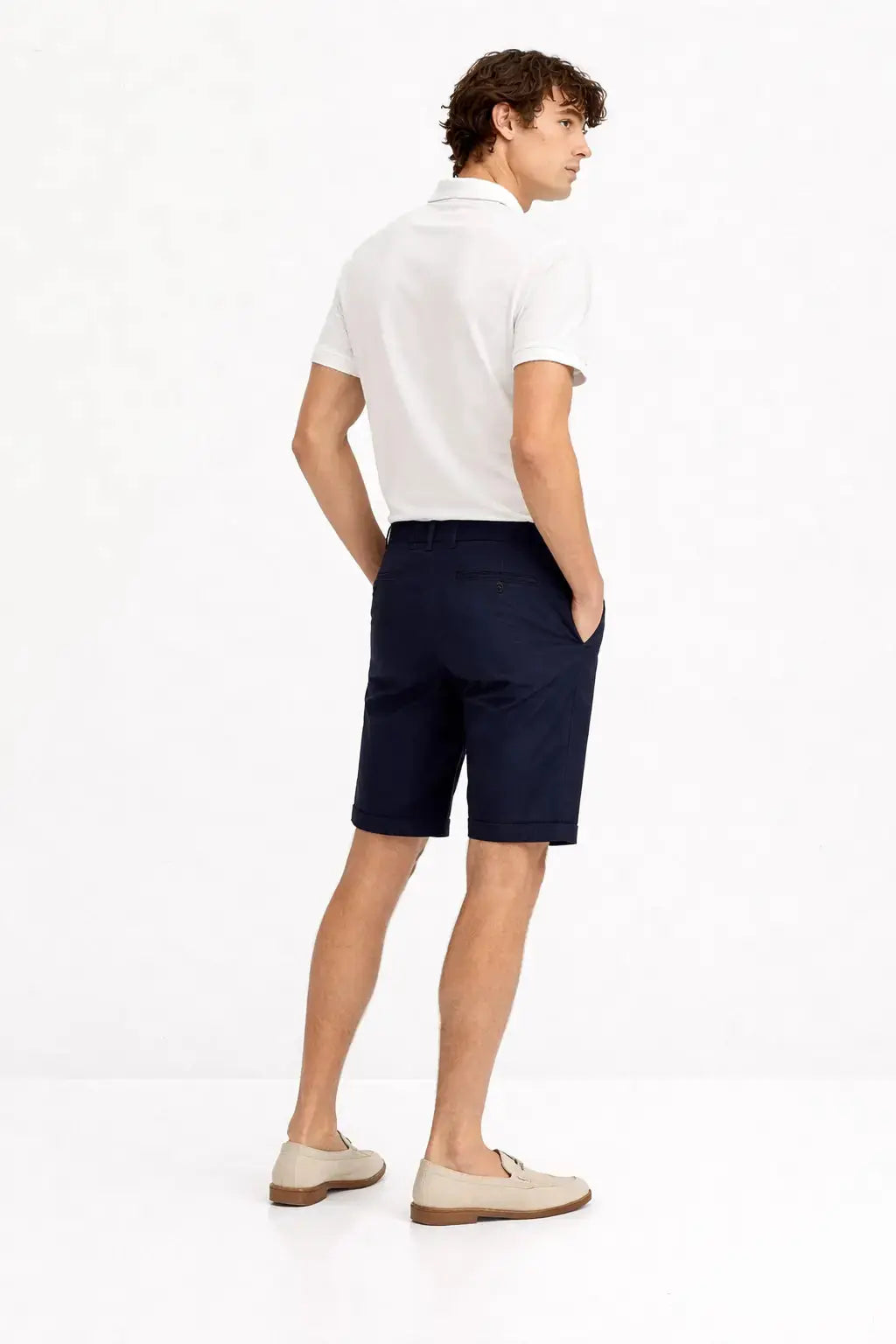 Side view of Harbor Chino Shorts, opposite side