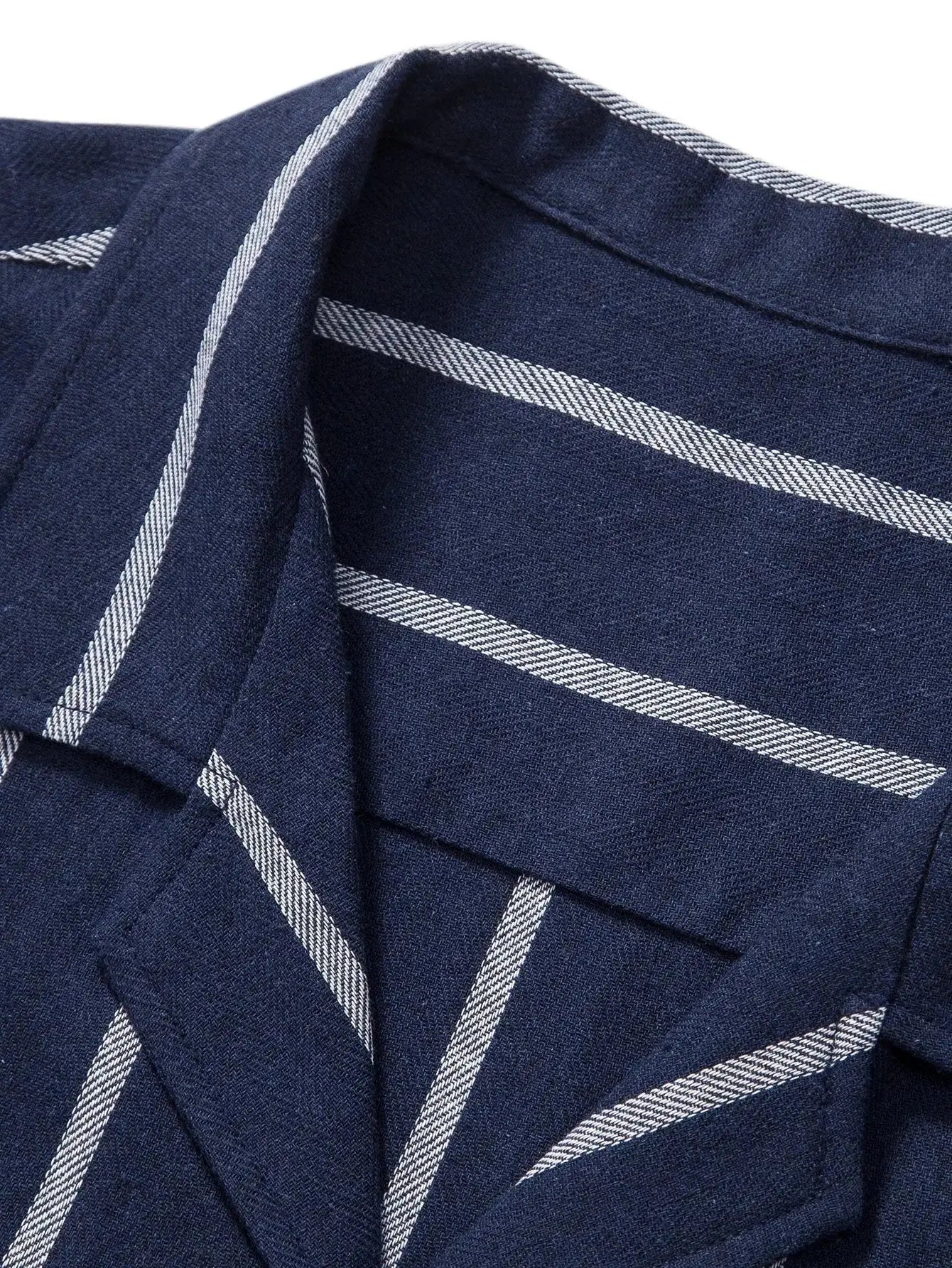 Close-up detail of Havana - Short-Sleeved Set, fabric detail