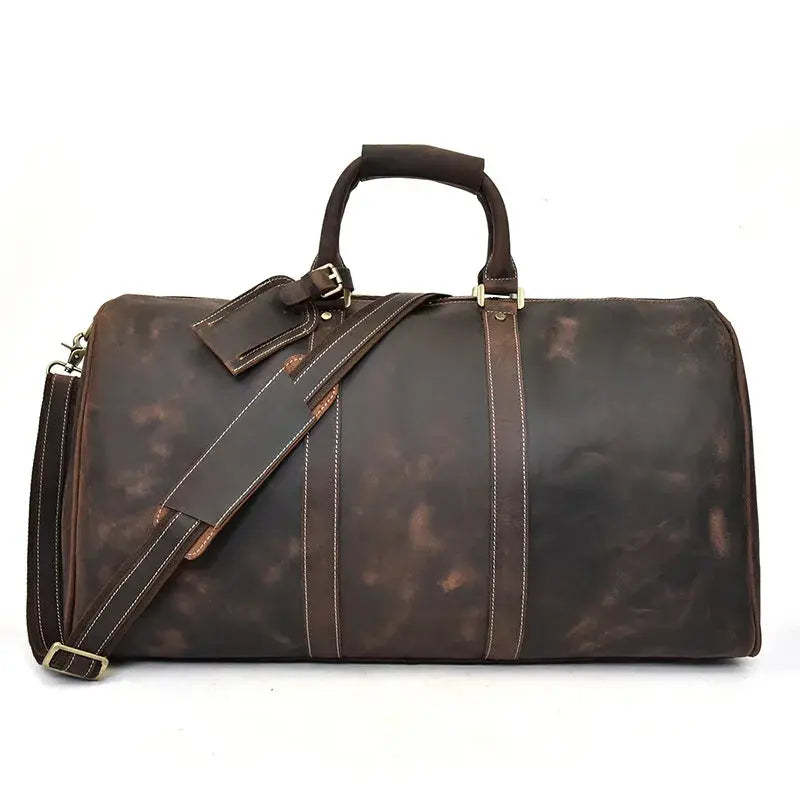 Front view of Dark brown Hawthorne Brief Bag