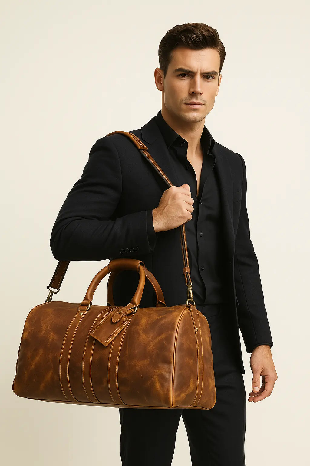 Hawthorne Brief Bag shown in a lifestyle setting