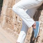 High Quality Classic Low Loafers shown in a lifestyle setting, alternate view