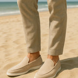 Three-quarter view of High Quality Classic Low Loafers, alternate angle