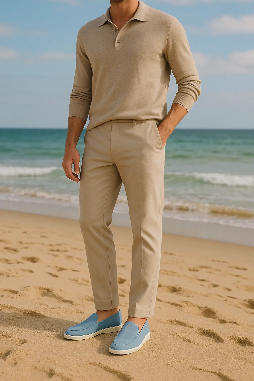 Three-quarter view of High Quality Classic Low Loafers, close up