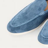 Three-quarter view of High Quality Classic Low Loafers, opposite angle