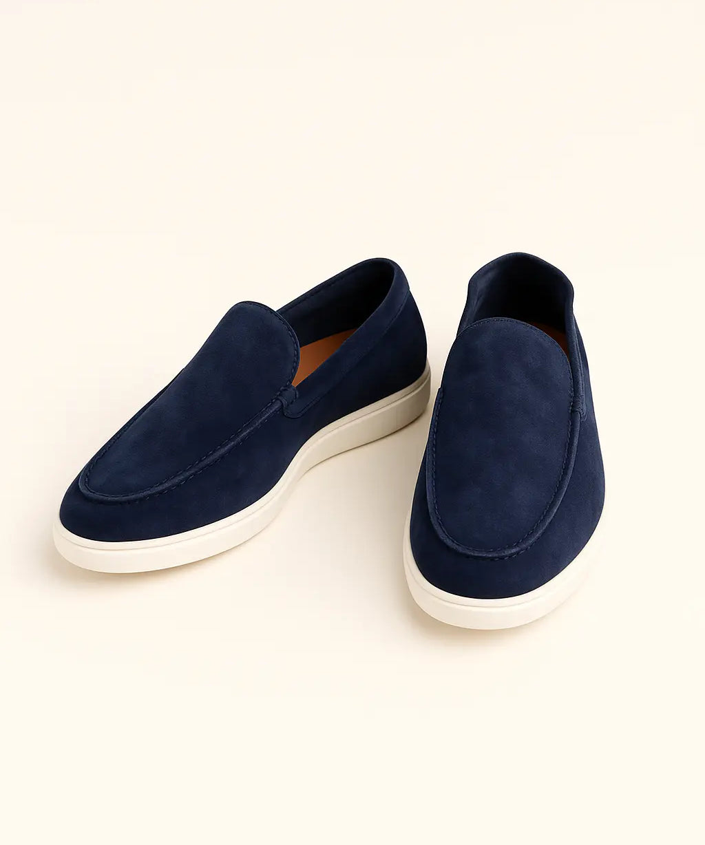 Three-quarter view of High Quality Classic Low Loafers