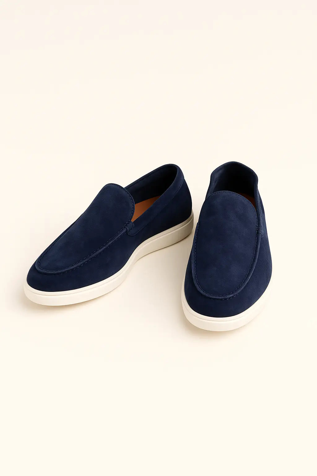 Three-quarter view of High Quality Classic Low Loafers