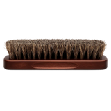 Front view of Brown Horse Hair Shoe Brush