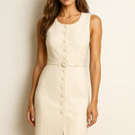 Isadora Dress shown in a lifestyle setting