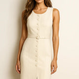 Isadora Dress shown in a lifestyle setting